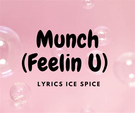 feelin u lyrics